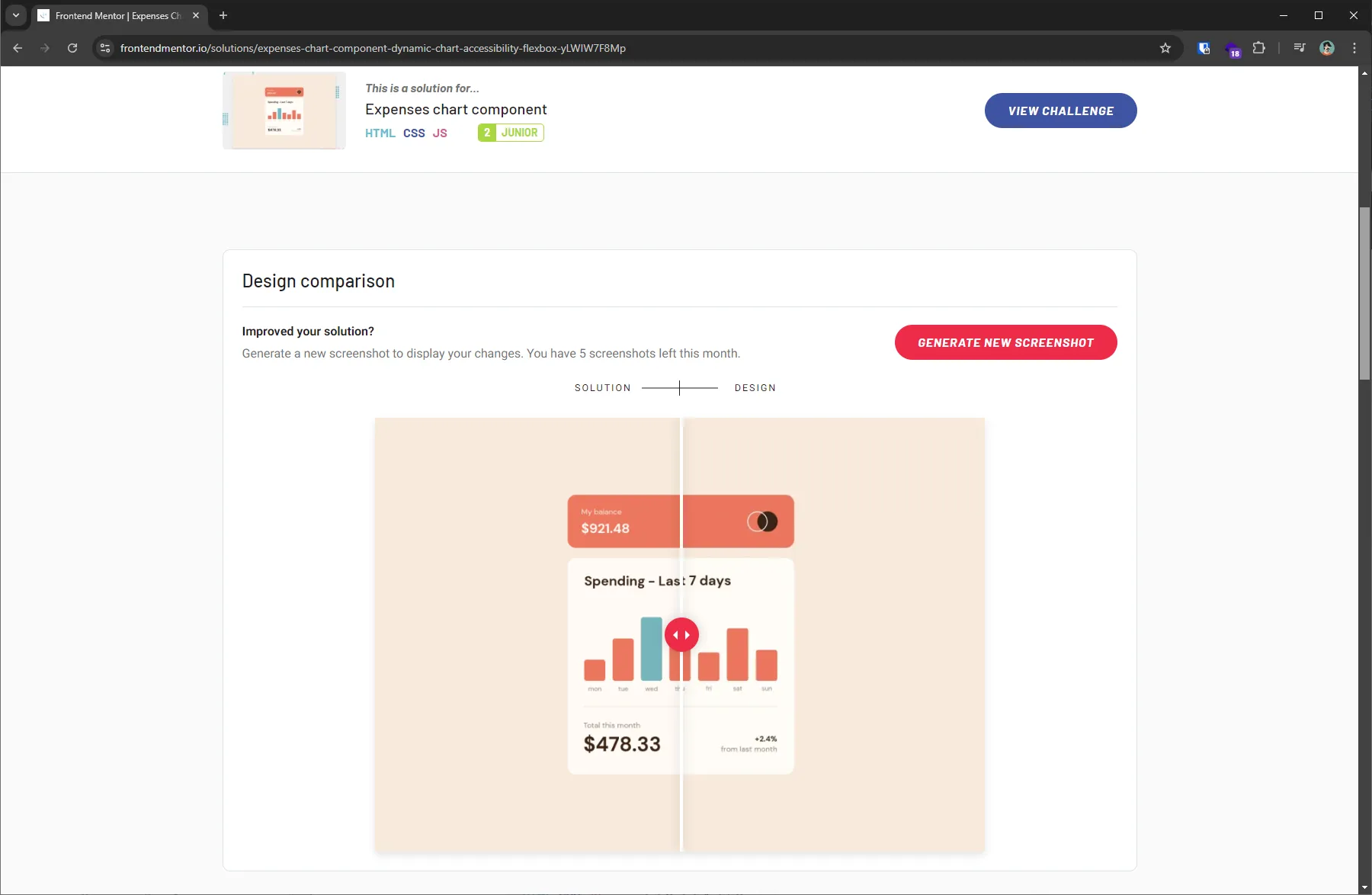 Frontend Mentor challenge